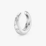 Kolczyk typu earcuff z motywem księżyca