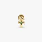 Piercing Ankh szmaragdowy